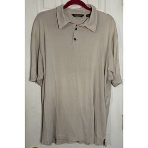 Eddie Bauer Men's Tan Polo Shirt, XXL